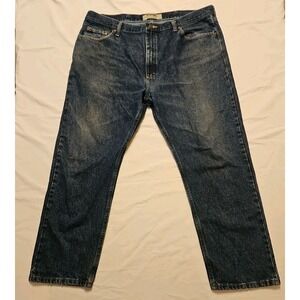 Wrangler Authentics Mens Jeans 42x29 Regular Fit ZM100RD 100% Cotton
